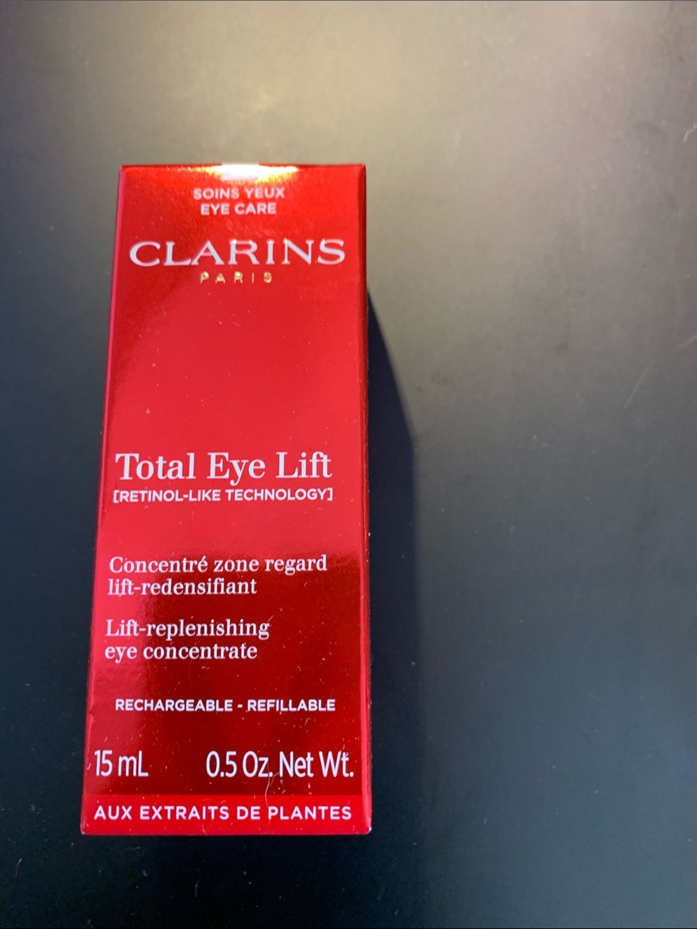 Clarins Total Eye Lift - Red Lift-Replenishing Eye Concentrate - 15ml